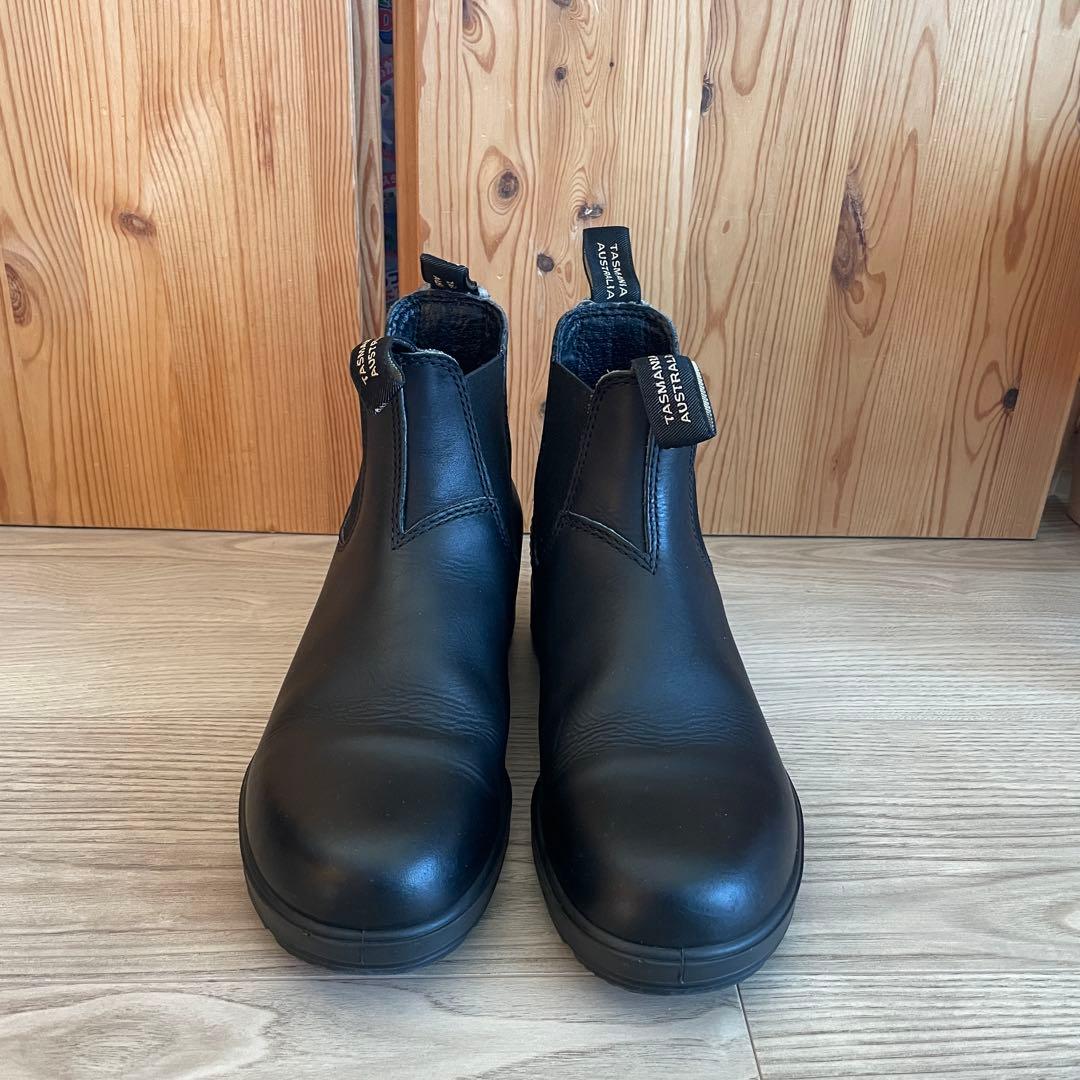 BLUNDSTONE黒 レザー サイドゴアブーツ BLUNDSTONE（ブランドストーン） サイドゴア ブーツ レザー シューズ