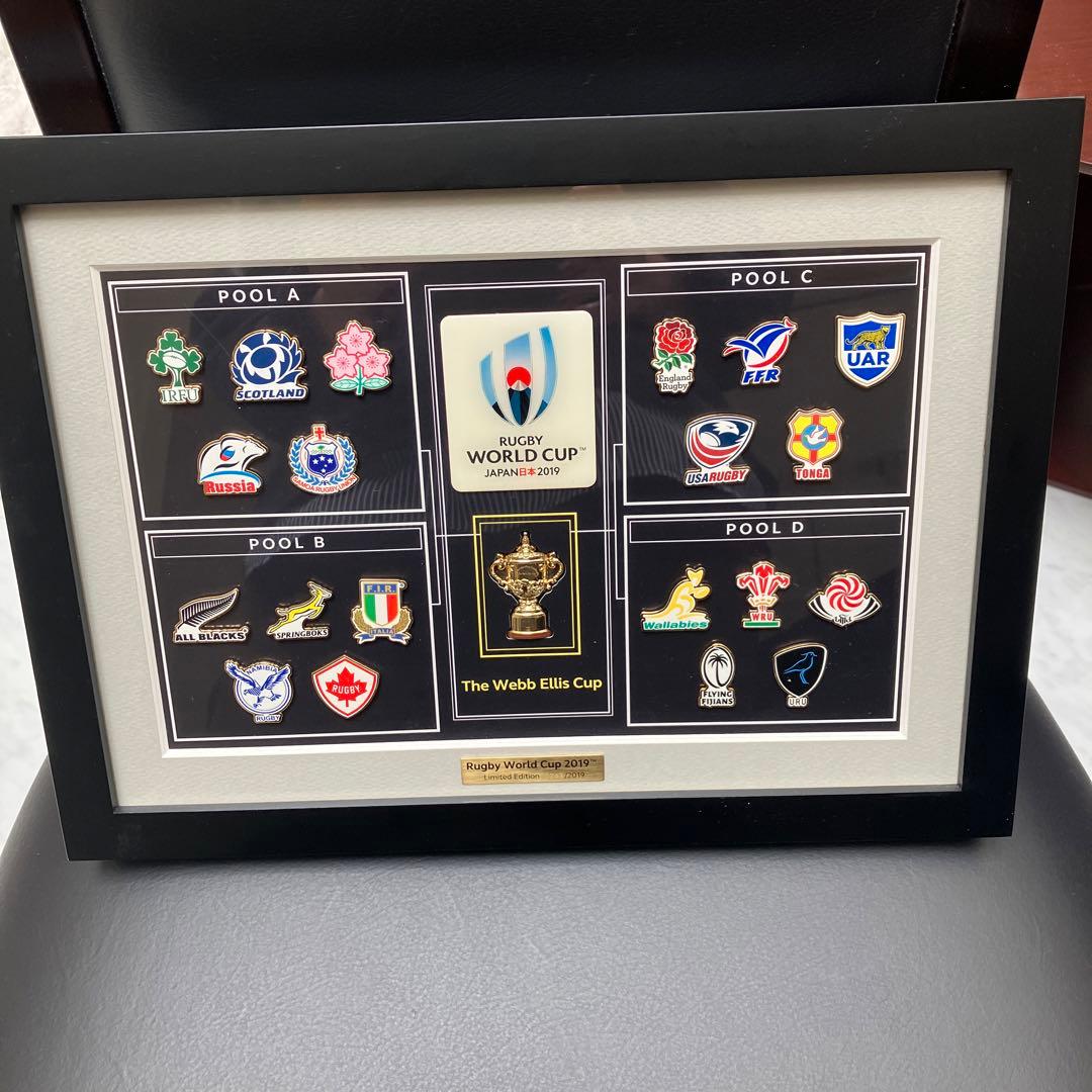 ラグビーワールドカップ　ピンバッジセット ラグビーワールドカップ2019 ピンバッジ RUGBYWORLD CUP 2019 9-396