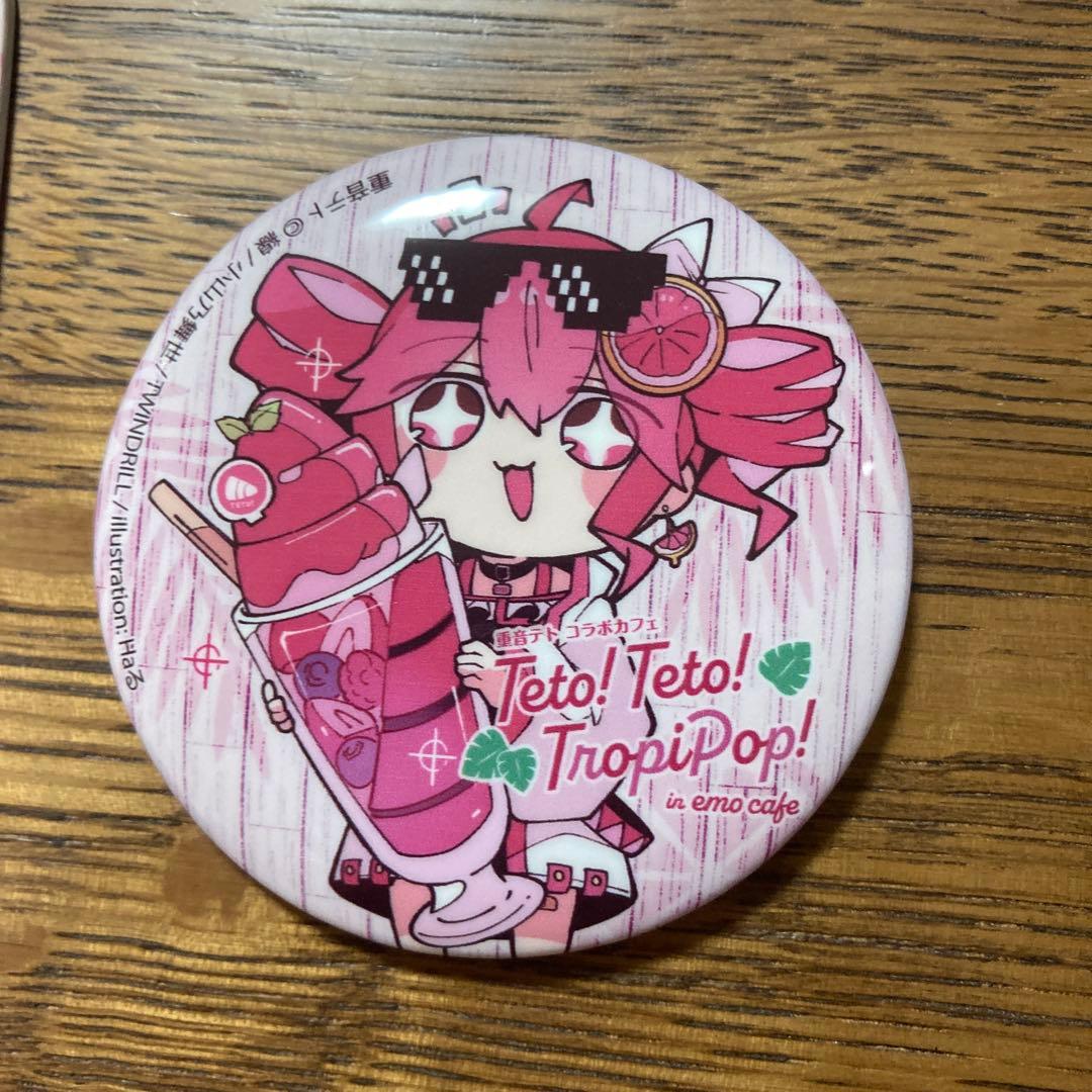 重音テト コラボカフェ トロピポップ 缶バッジ コースター セット