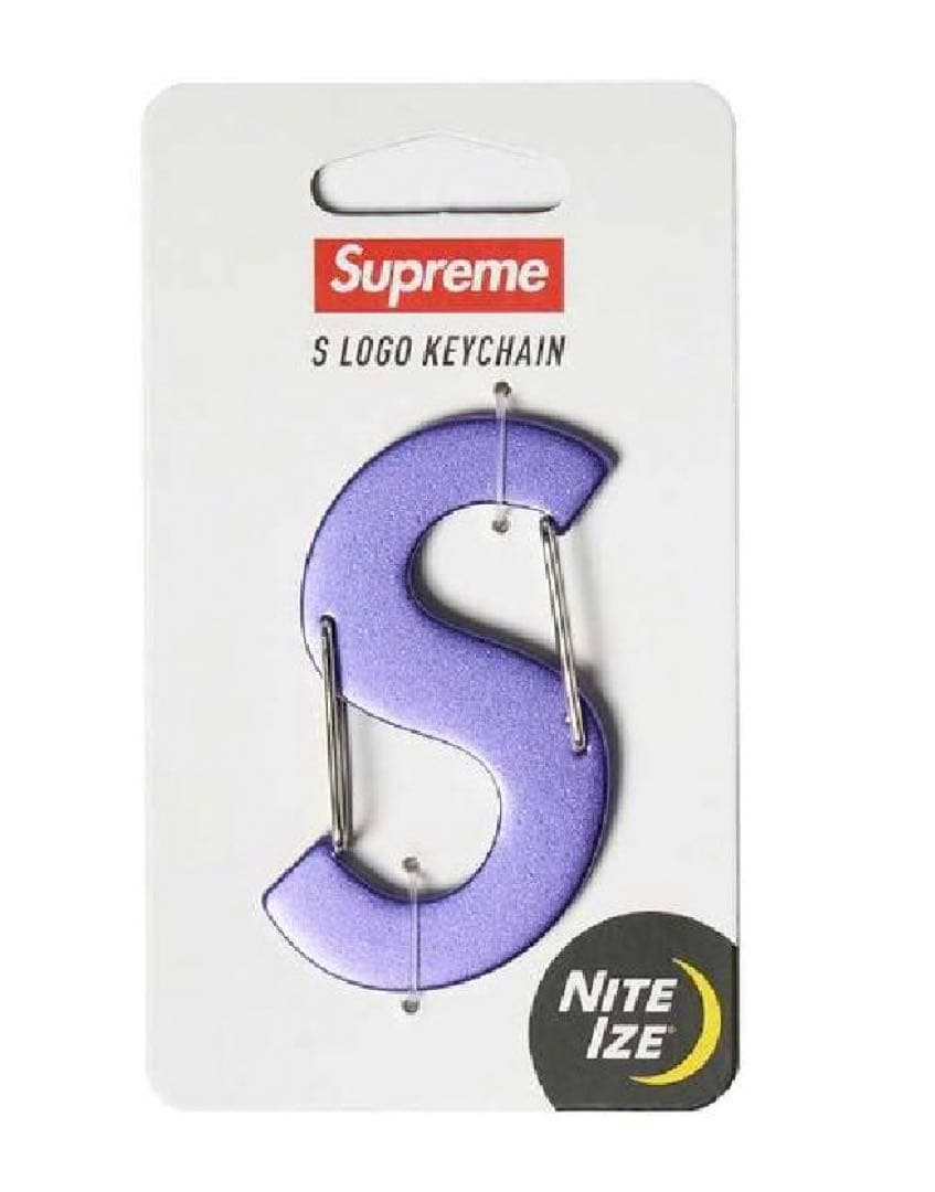 Supreme S Logo Keychain NITE IZEパープル - メルカリ