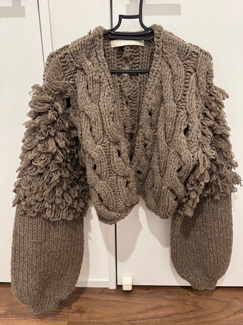 leinwande cable short cardigan - メルカリ
