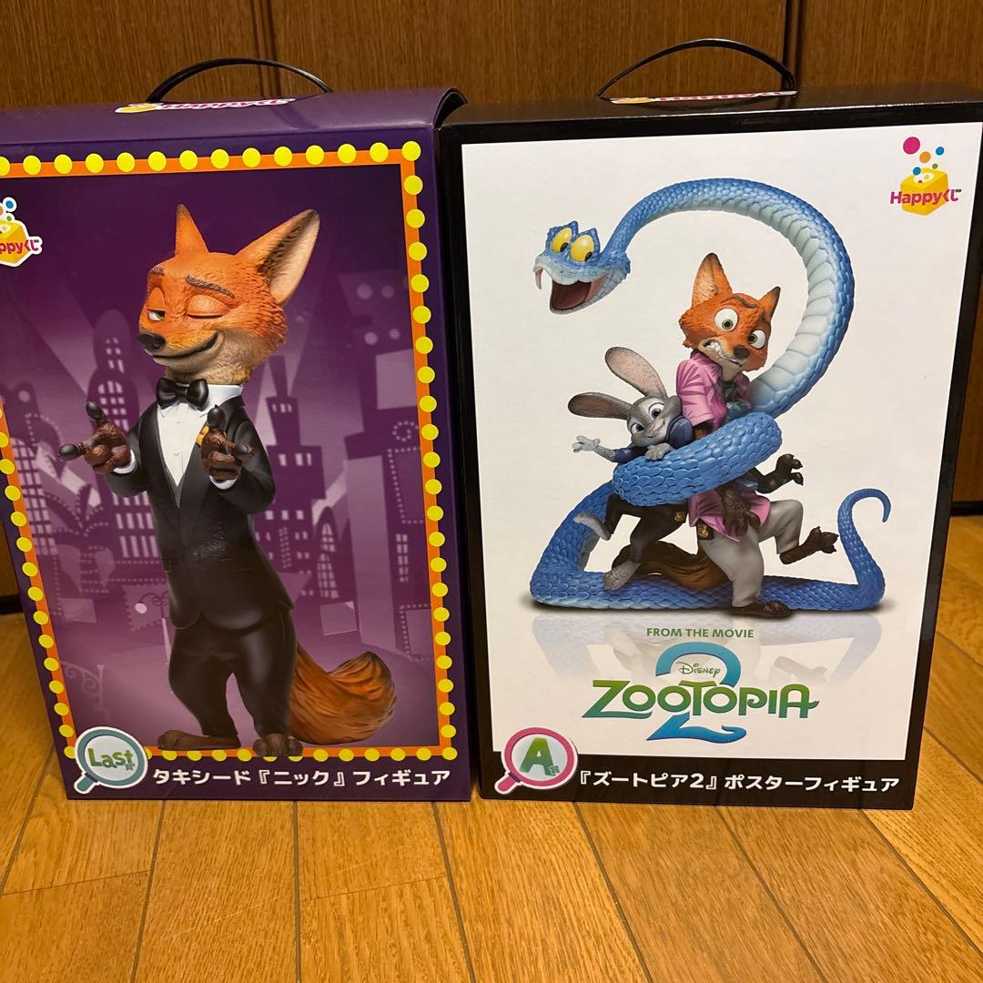 ズートピア2 ハッピーくじ　A賞・ラストワン賞 ズートピア 2 ハッピーくじ ラストワン A賞 ポスターフィギュア - メルカリ