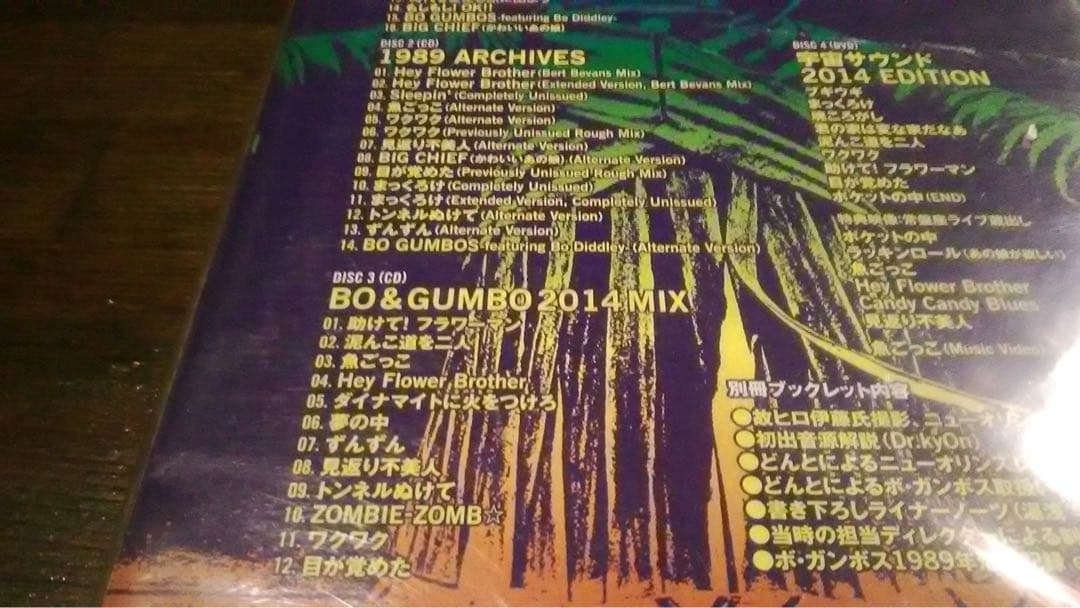 新品稀少/3CD+DVD/ボ・ガンボス 1989/完全生産限定盤