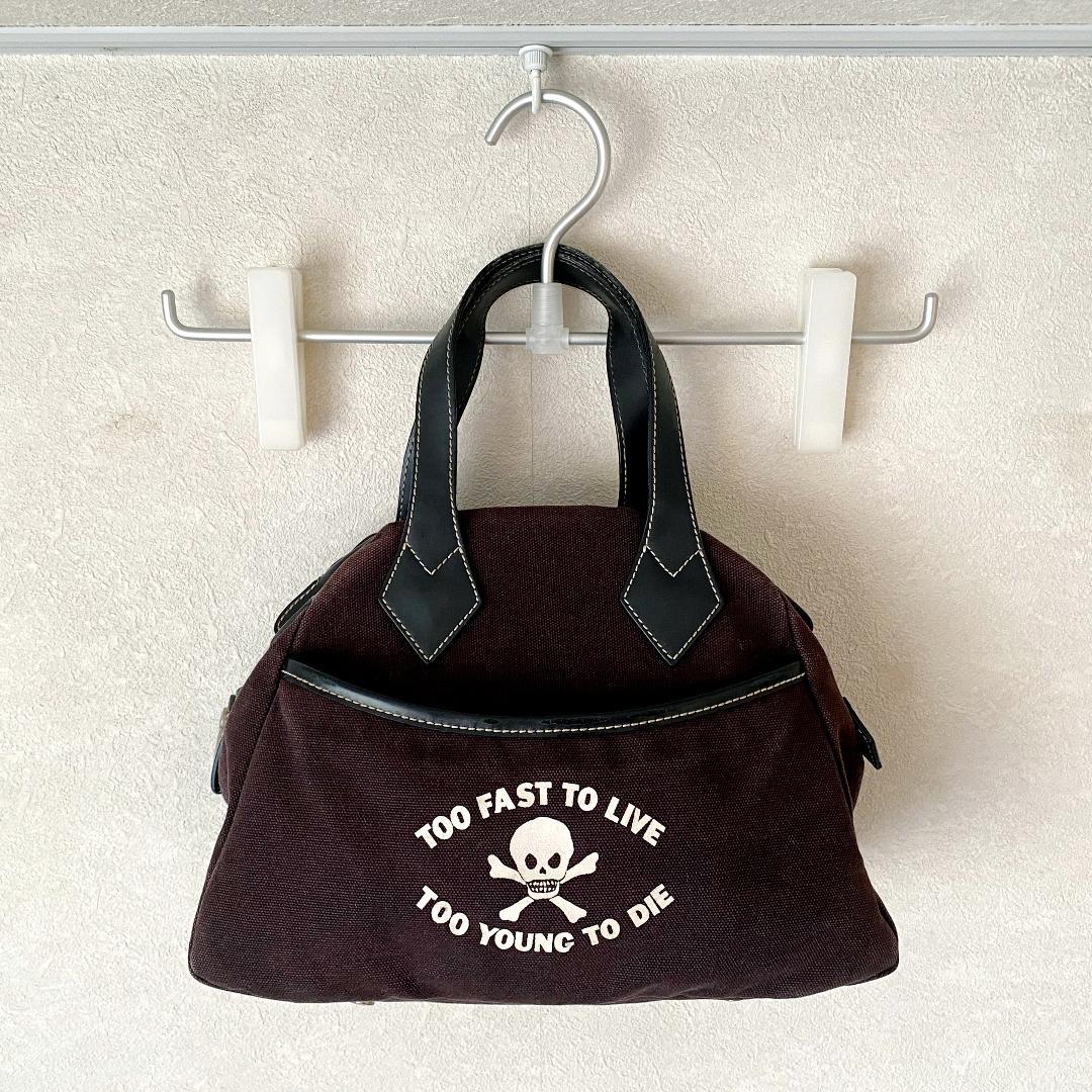 Vivienne Westwood ヴィヴィアン 90sスカルボーンハンドバッグ - メルカリ
