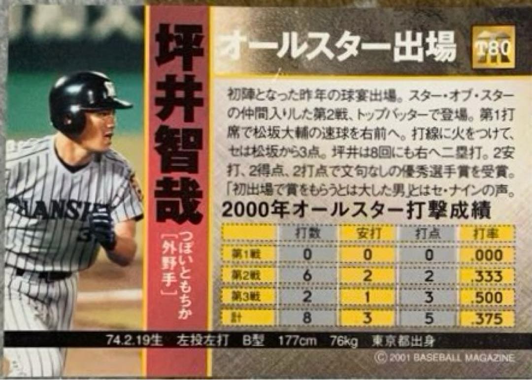 坪井智哉 シールとカード