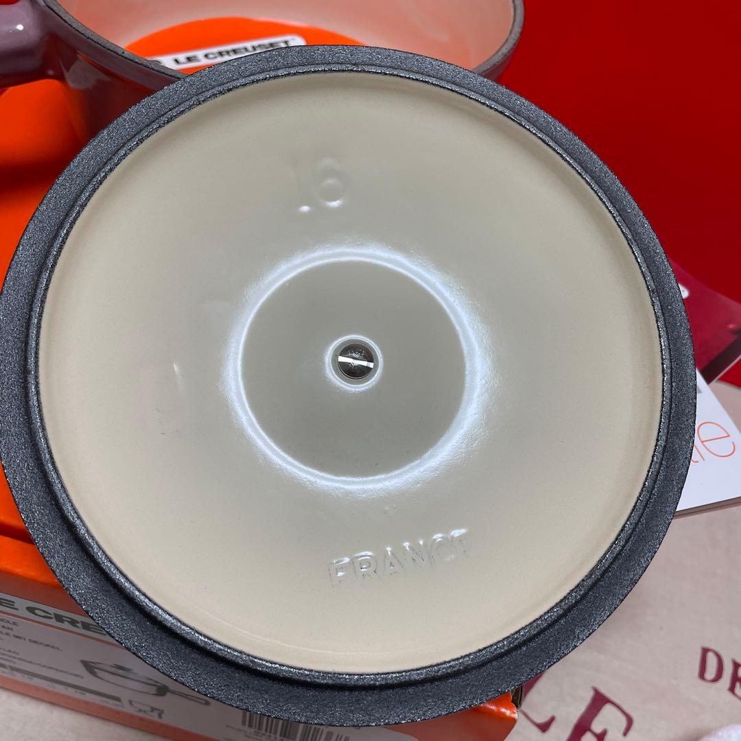 ルクルーゼ ソースパン 16cm モーヴピンク (カッパーツマミ) - メルカリ