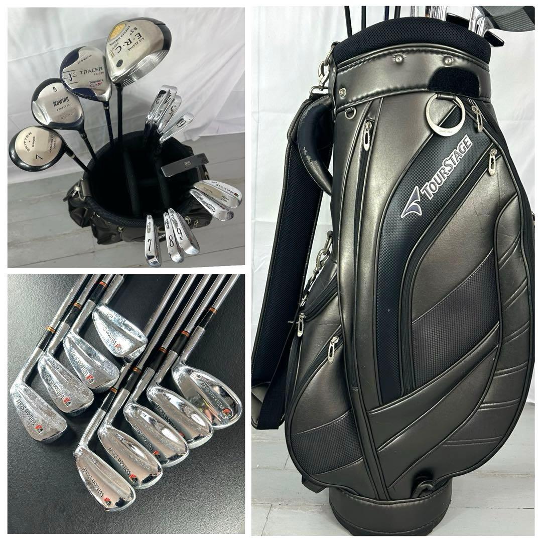 本格派 メンズゴルフクラブ 14本 フルセット ゴルフセット お試し