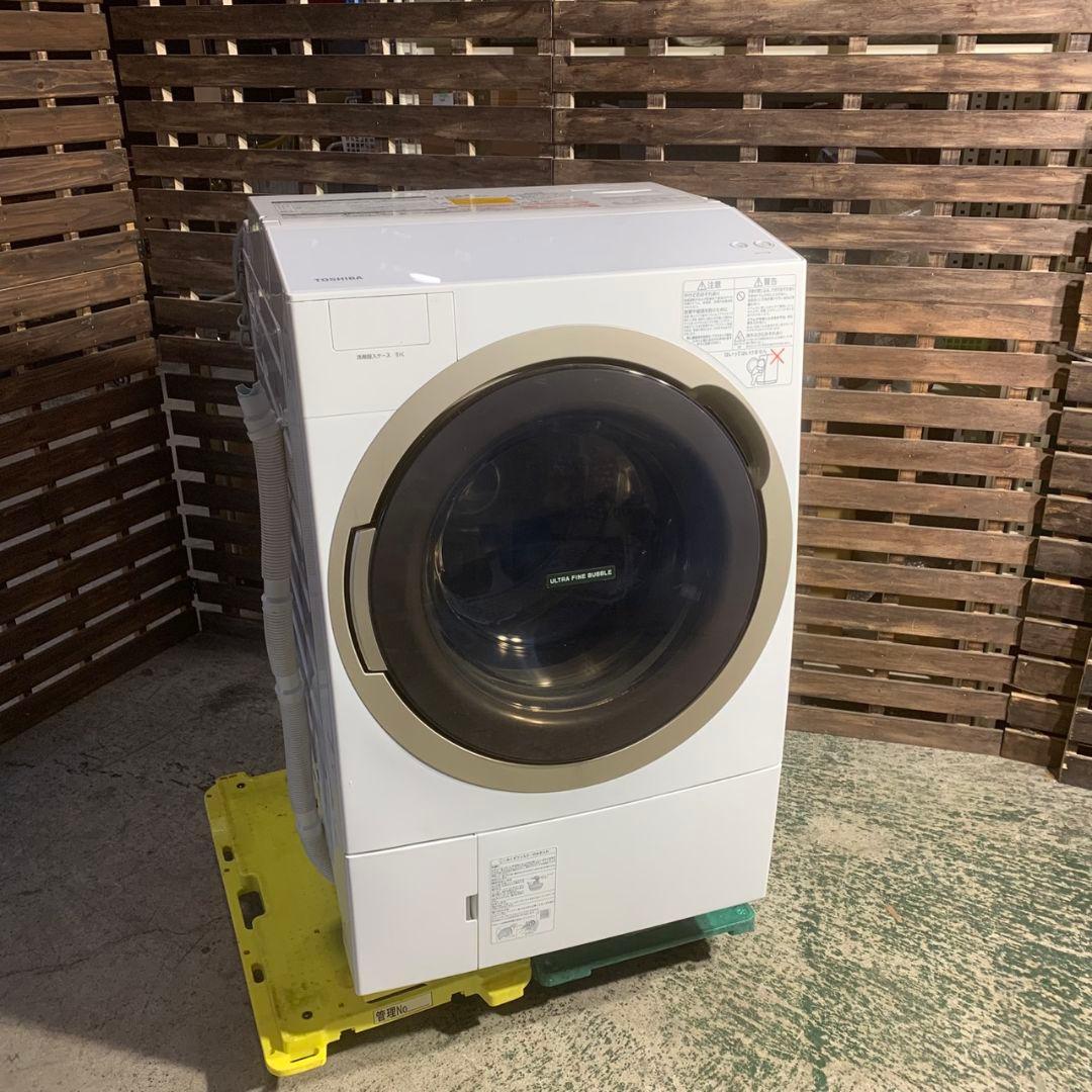 K908 東芝 ドラム式洗濯乾燥機 2018年 TW-117X6L TW-117X6L-T ドラム式洗濯乾燥機 ZABOON（ザブーン） グレインブラウン