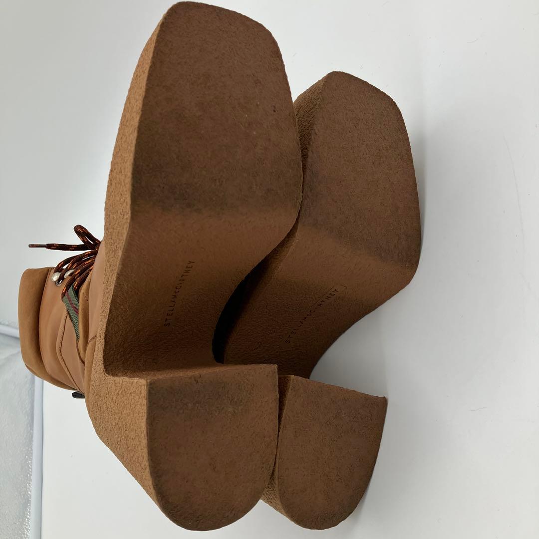 美品】ステラマッカートニー レースアップ トレッキング ブーツ 38