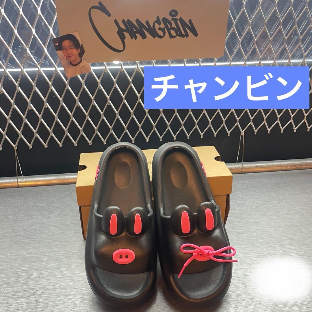 チャンビン celebrATE ポップアップ トレカ付き メンプロ スリッパ