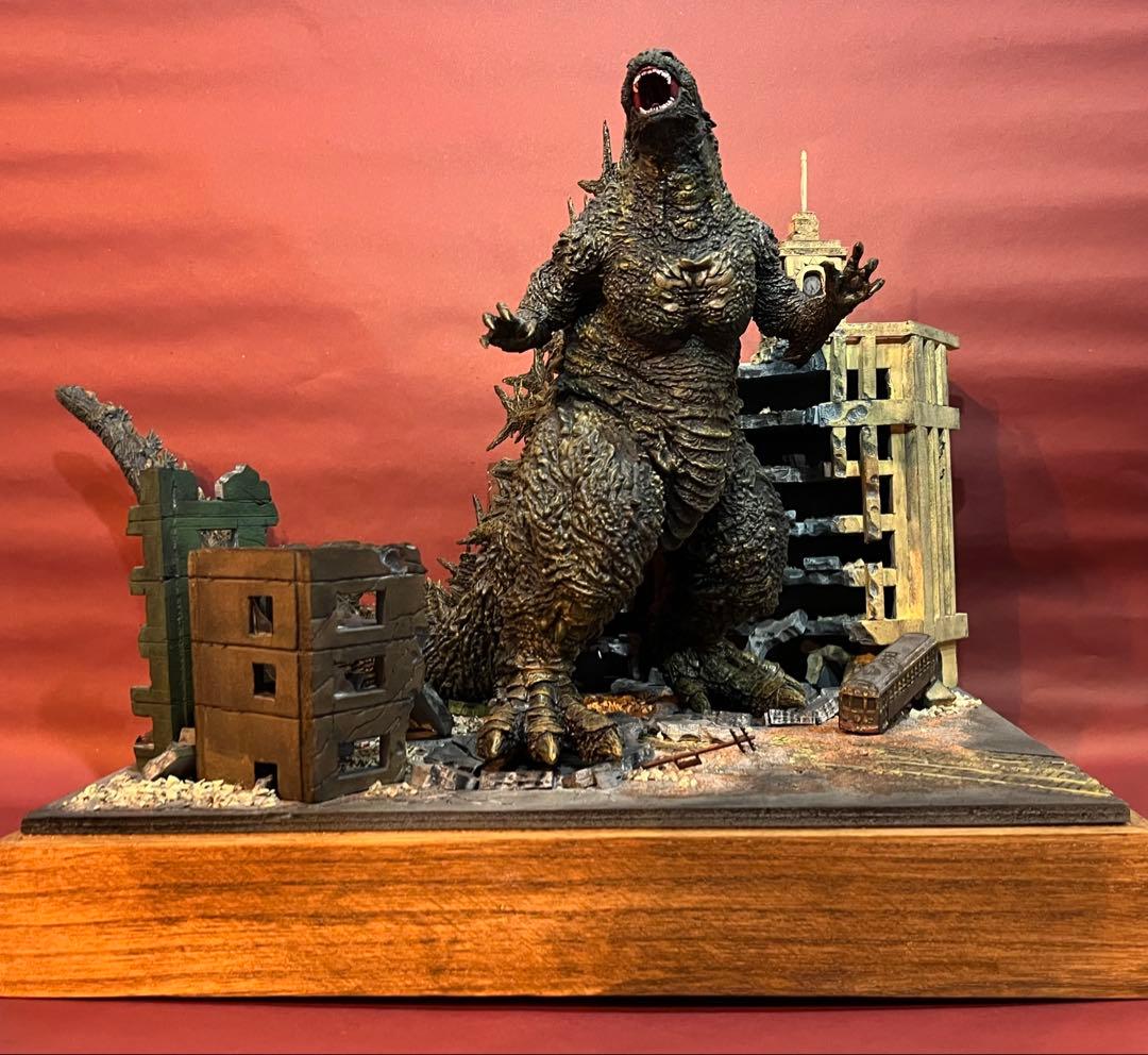 劇中再現】ゴジラ-1.0 銀座襲撃ジオラマ《改良版》一番くじA賞対応