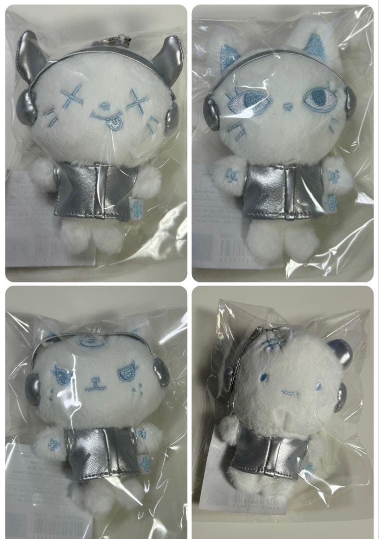 【新品】aespa ファンライト ドール キーリング シルバー 4セット aespa -FANLIGHT DOLL KEY RING (SILVER ver.) / 2025-26 LIVE TOUR