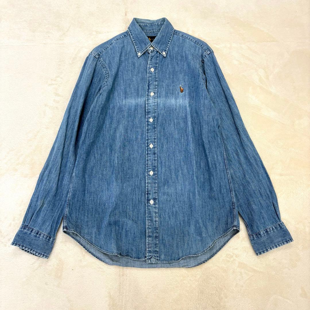 即完売✳︎ラルフローレン現行ダンガリーシャツマルチポニーデニム