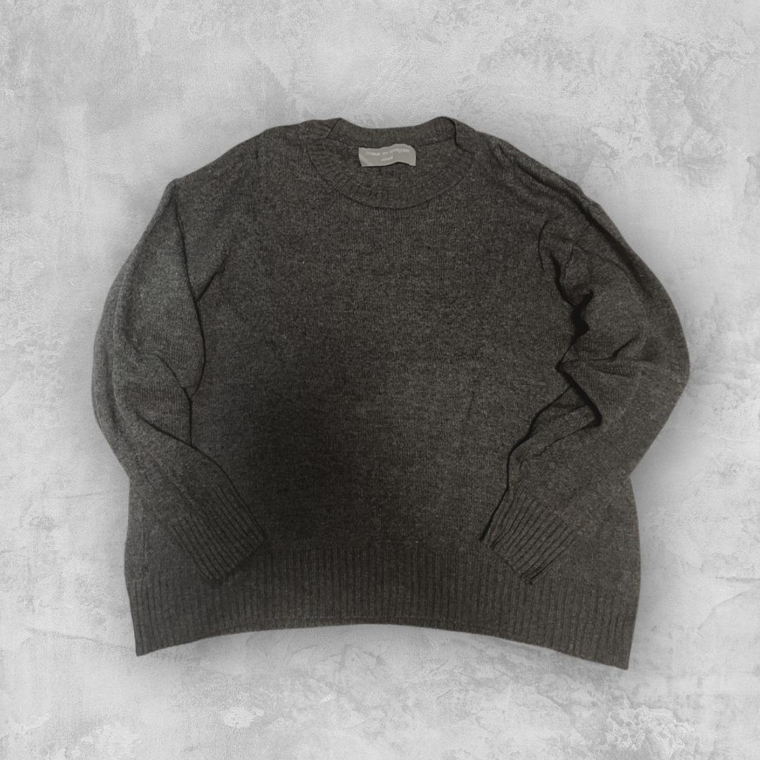 90s COMMEdesGARÇONS HOMME クルーネックニット グレー - メルカリ