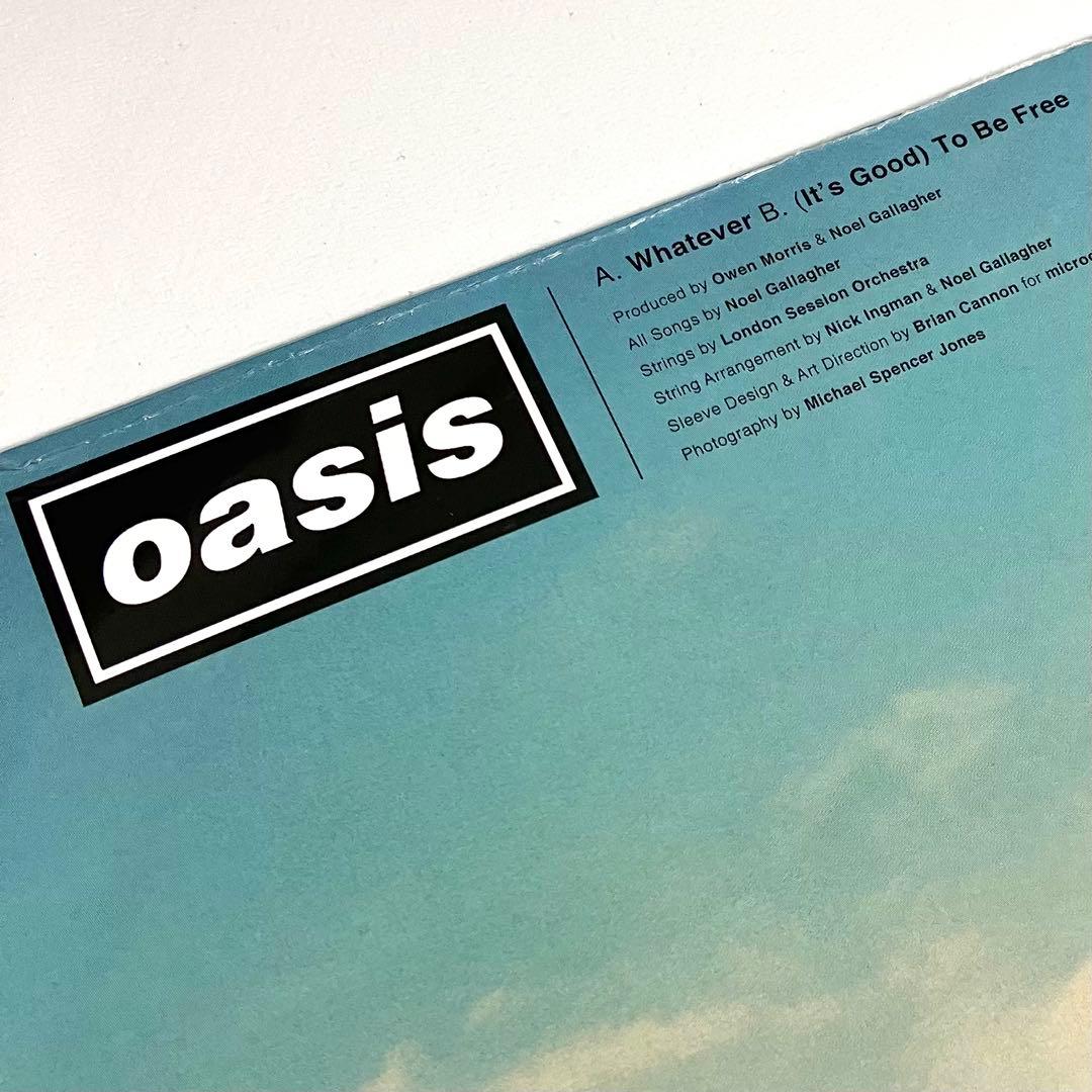 未開封・OASIS オアシス Whatever 30周年記念 7インチシングル