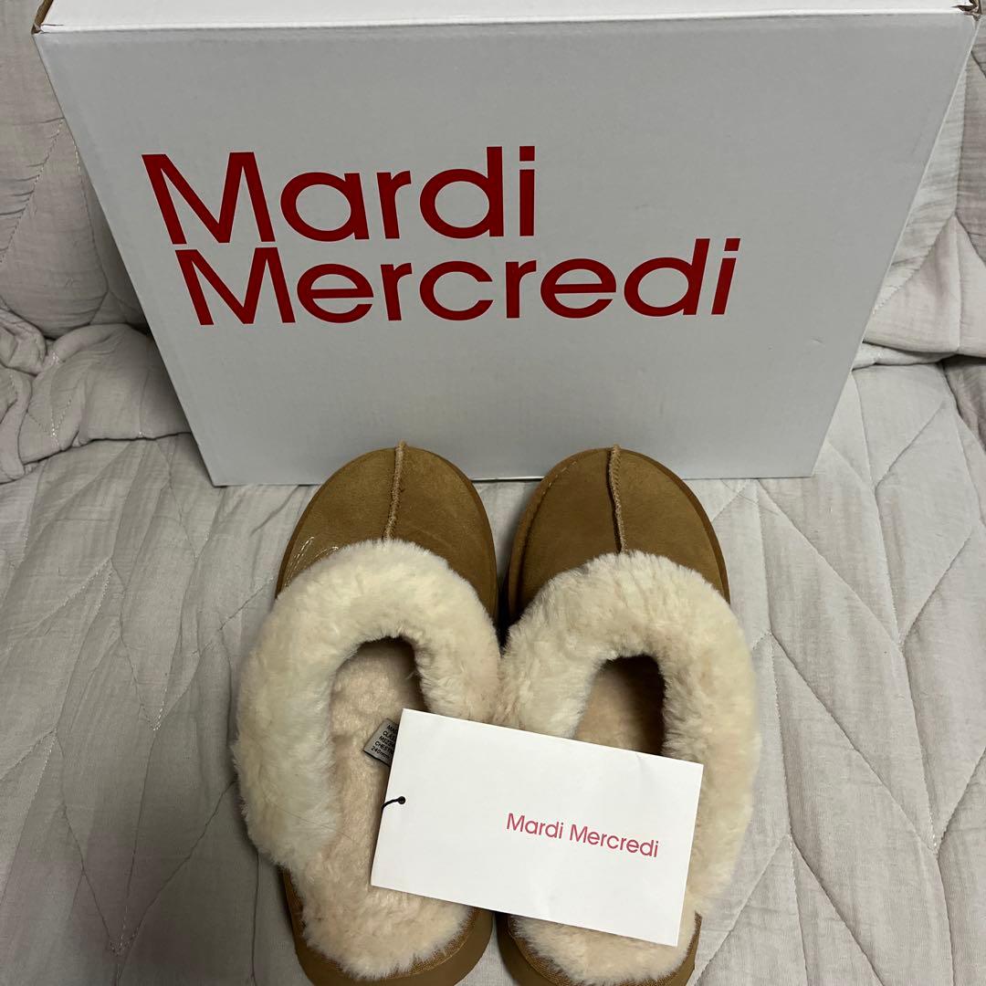 Mardi Mercredi ブラウン ムートンブーツ - メルカリ