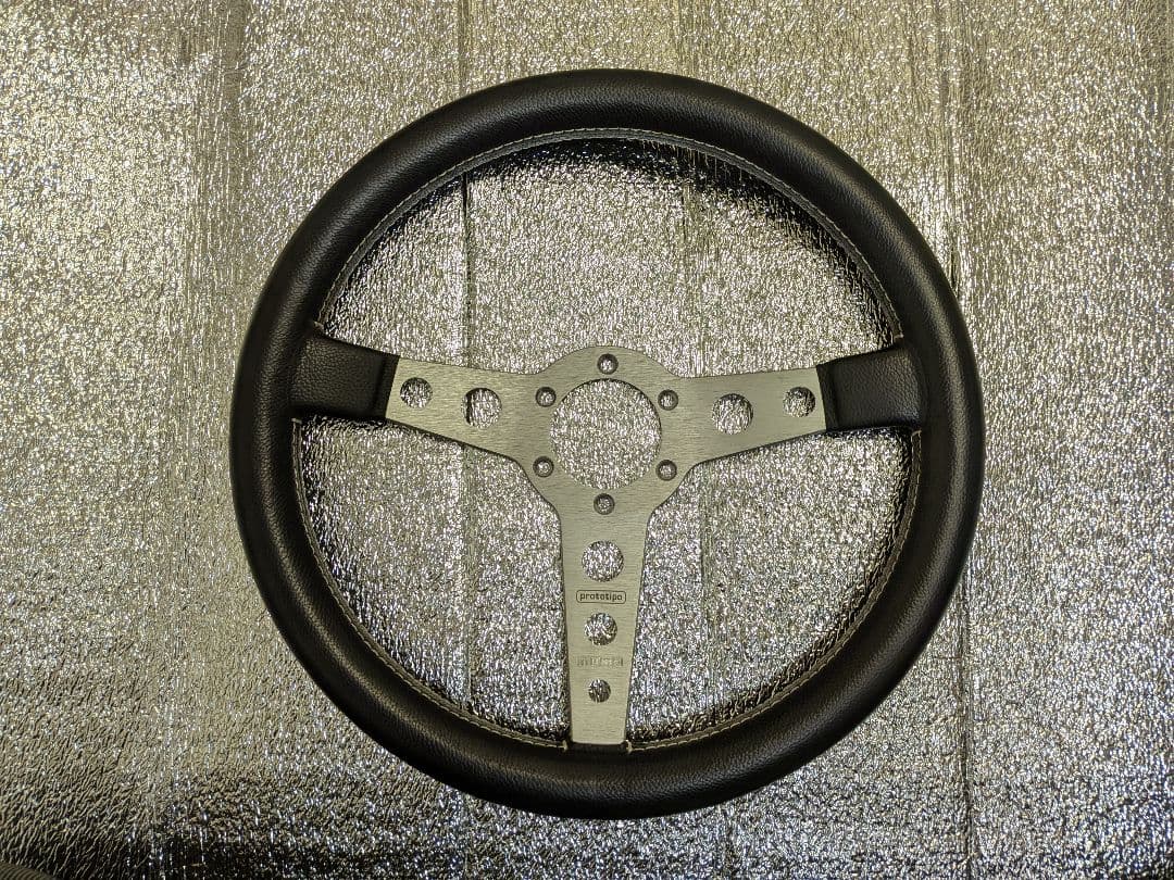 MOMO prototipo ステアリング イタリア製 Amazon.com: MOMO Motorsport Prototipo Street Steering Wheel,Black