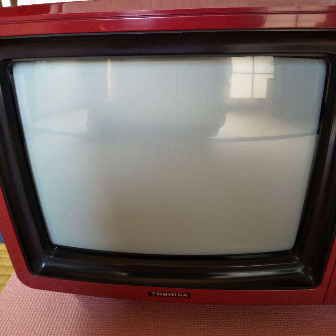 昭和レトロ 東芝 ブラウン管カラーテレビ BLACKSTRIPE 13P20 - メルカリ