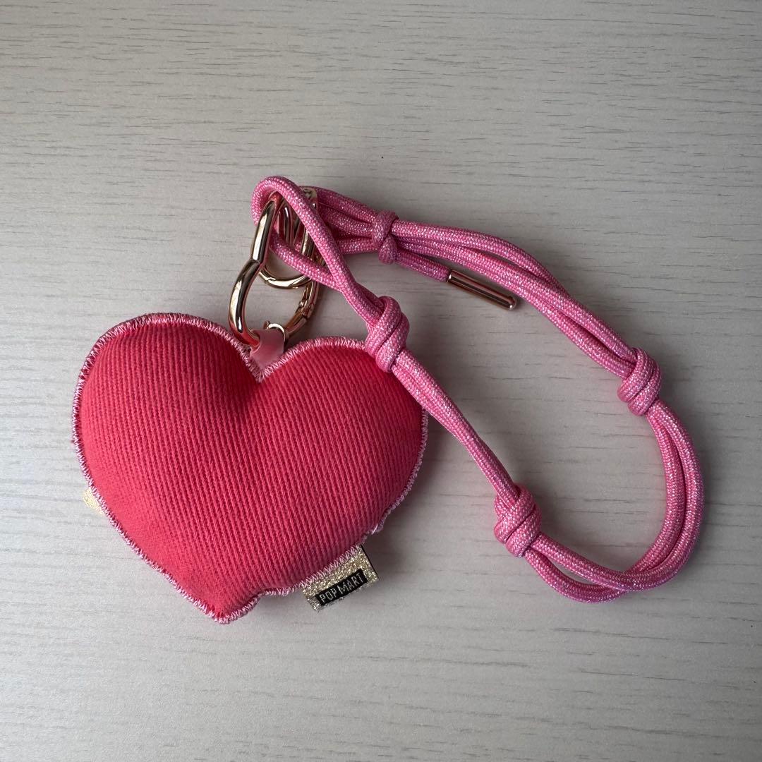 ラブブ PIN FOR LOVE イニシャル キーリング シークレットハート