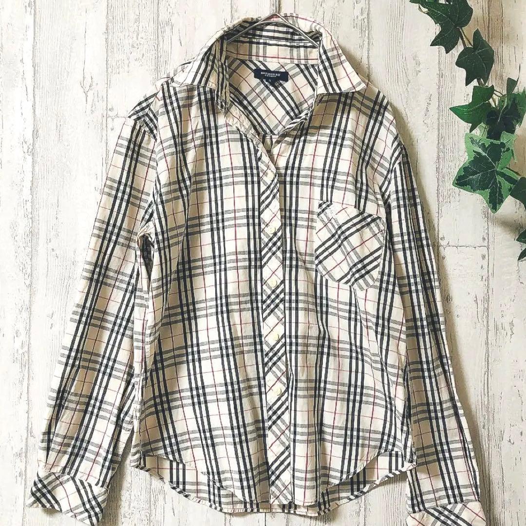 美品】BURBERRY LONDON バーバリーロンドン ノバチェック シャツ