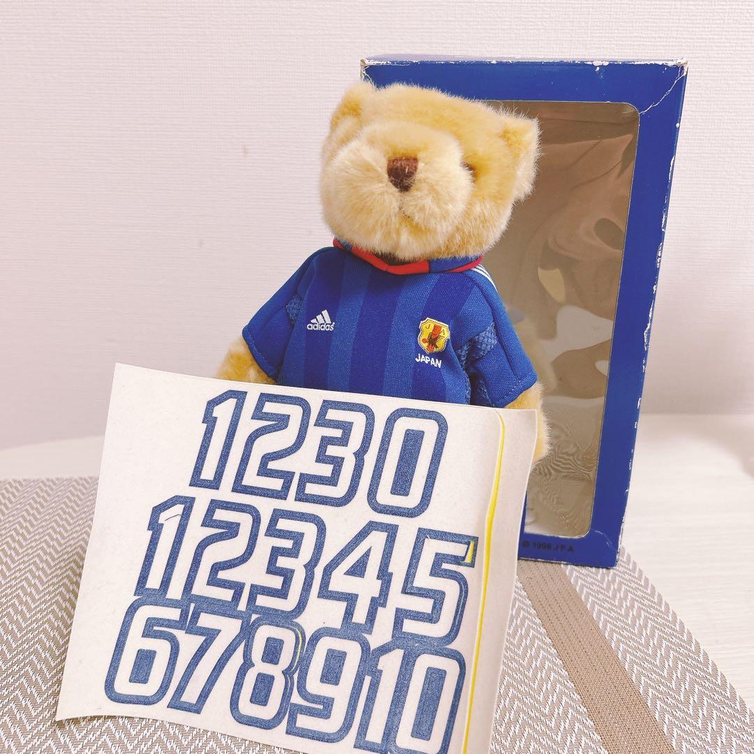 サッカー 日本代表 2005 JFA 公式 テディベア くま ぬいぐるみ - メルカリ