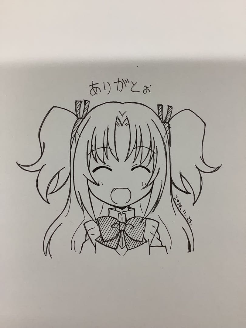 アニメ ひめゴト本 生原稿2枚 同人誌用？ その2