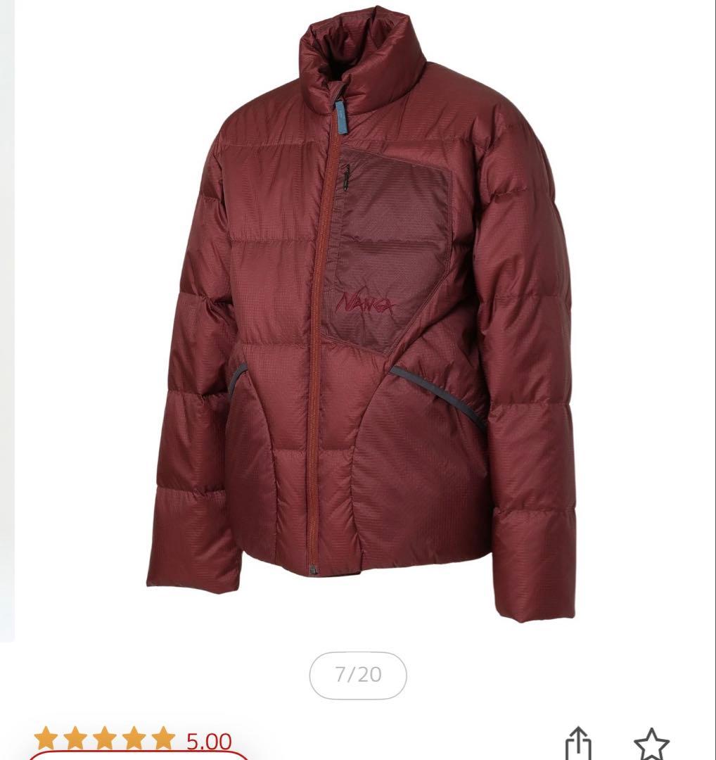 2063su様専用です⭐︎ NANGA マゼノリッジ WINE ダウン - メルカリ