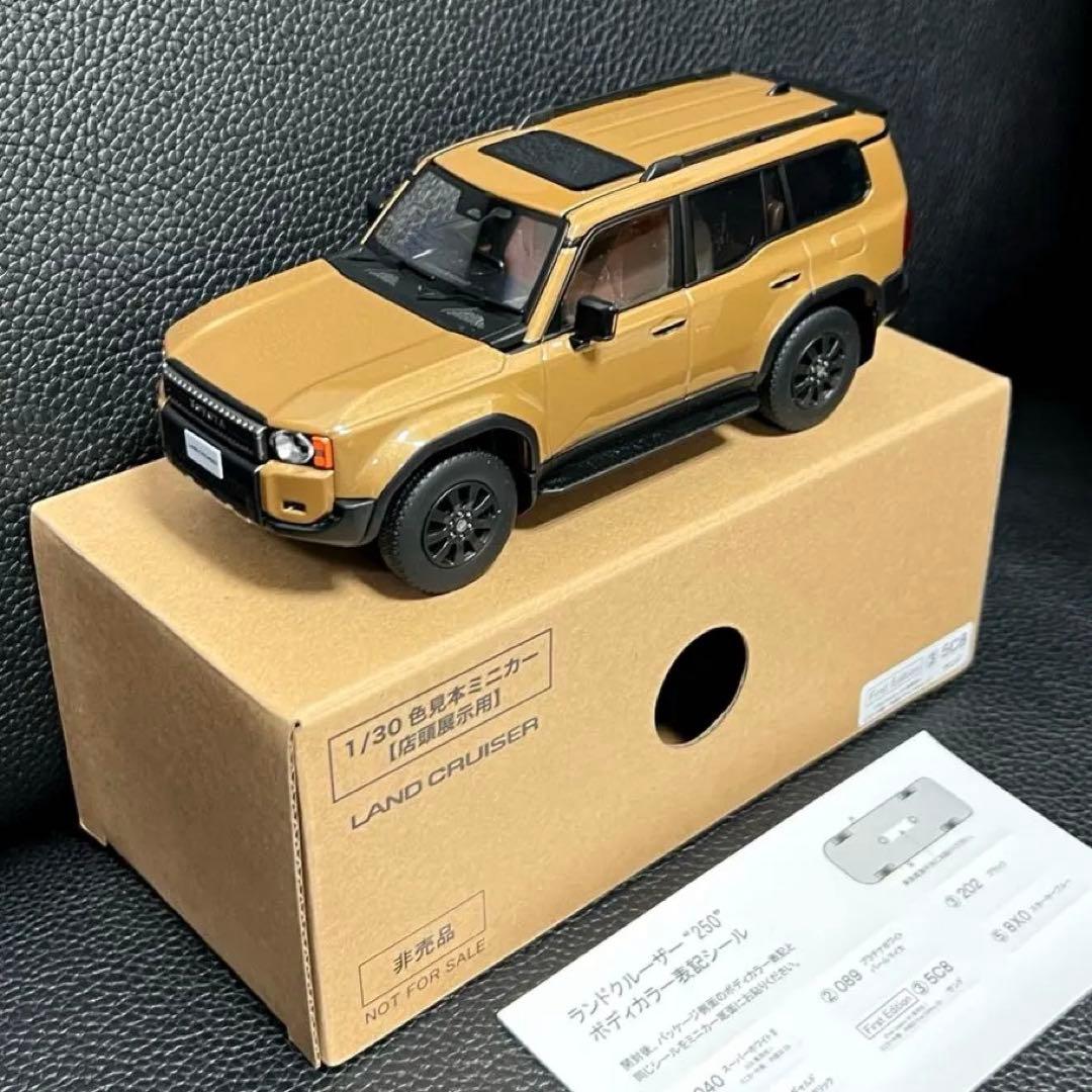 未使用】丸目 新型 ランクル250 カラーサンプル 1/30 【店頭展示用