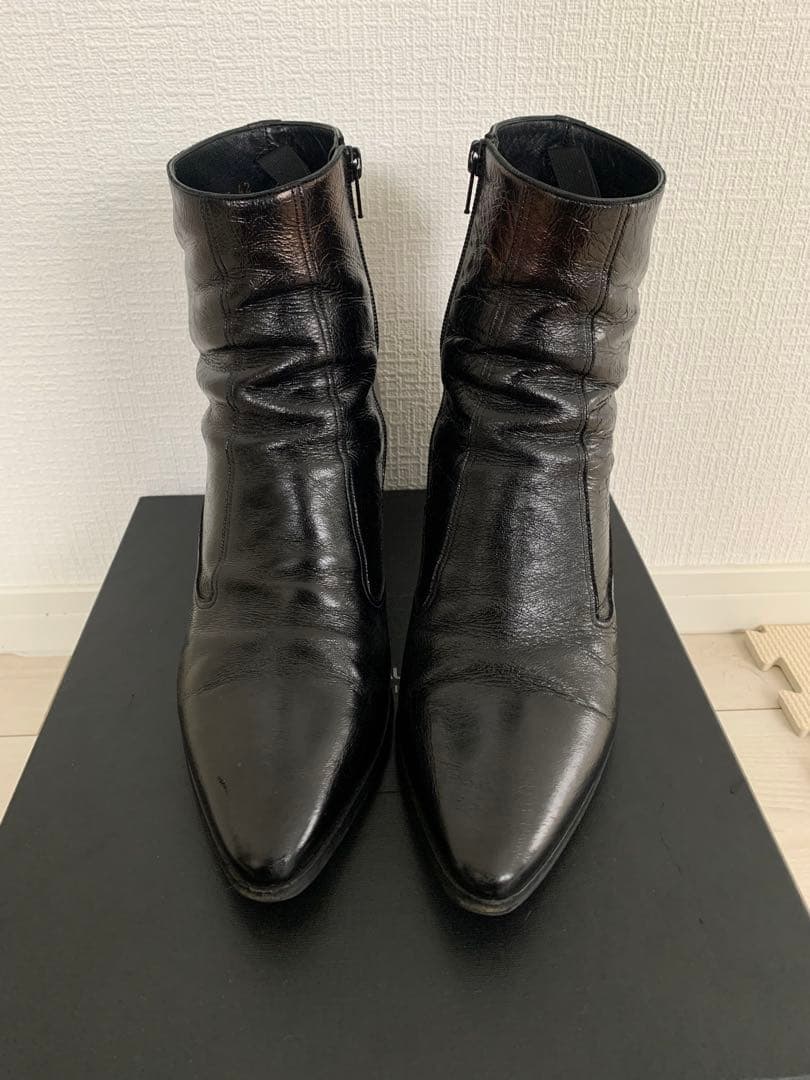 専用SAINT LAURENT PARIS 15AW8.5センチフレンチヒール - メルカリ