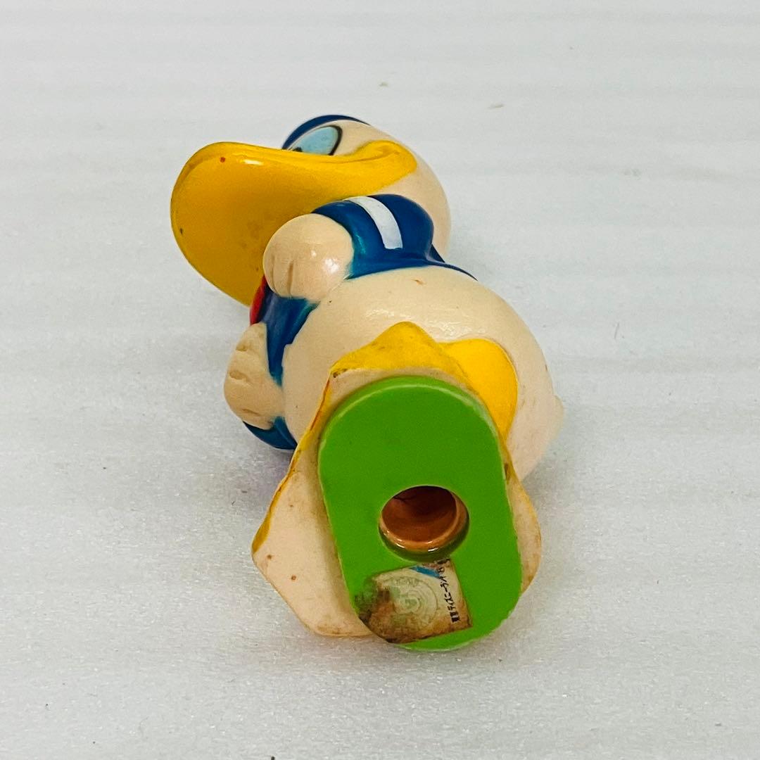 ディズニー ドナルドダック 鉛筆削り 指人形 ソフビフィギュア - メルカリ