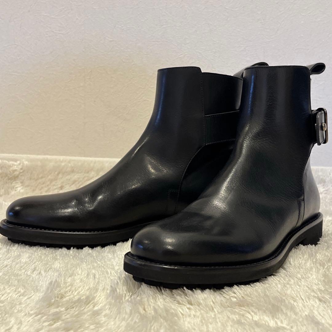 マーガレットハウエル LEATHER STUD STRAP BOOT レザー