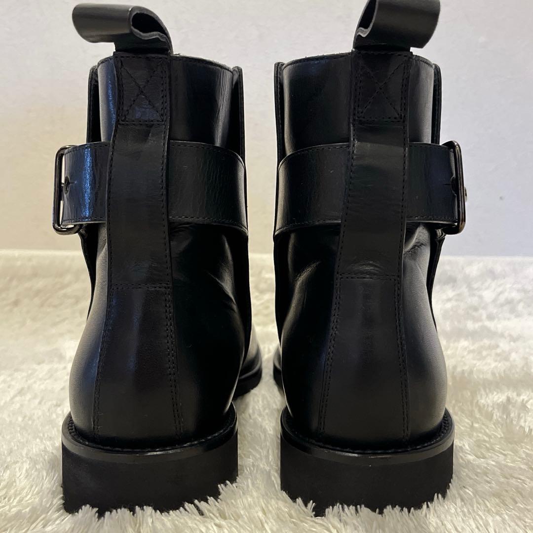マーガレットハウエル LEATHER STUD STRAP BOOT レザー