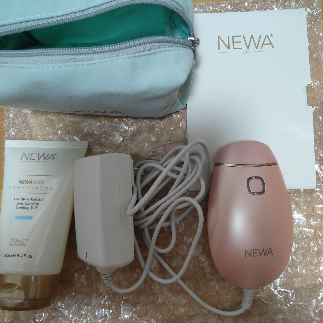 NEWAリフト美顔器 ピンク 未開封ジェル付き　ニューワリフト　フェイスリフト 医療機器メーカーが提案する「サブマイクロ波RF美顔器」NEWAリフト