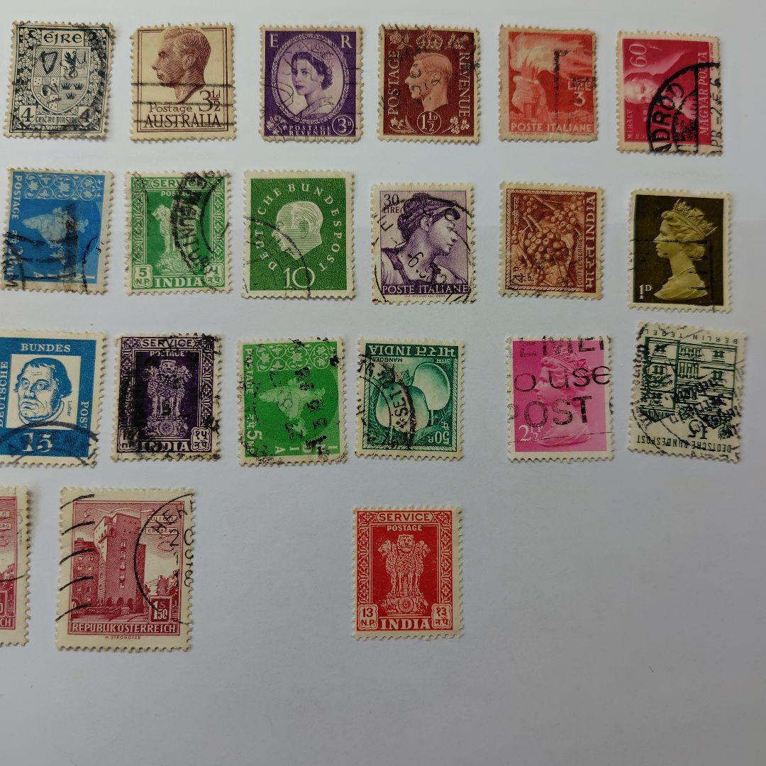 海外使用済み切手コレクション 36枚 - メルカリ