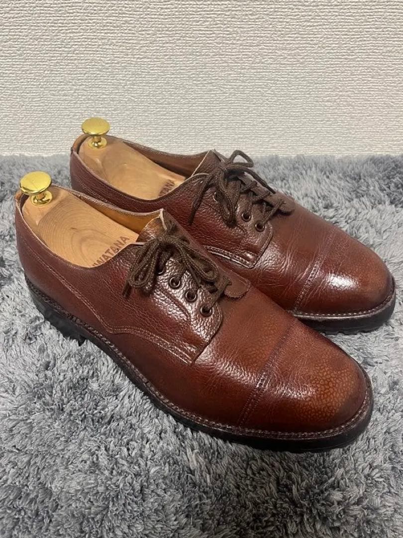 ケンゴン？ CROCKETT&JONES ブラウンレザーシューズ UK7 1/2 - メルカリ