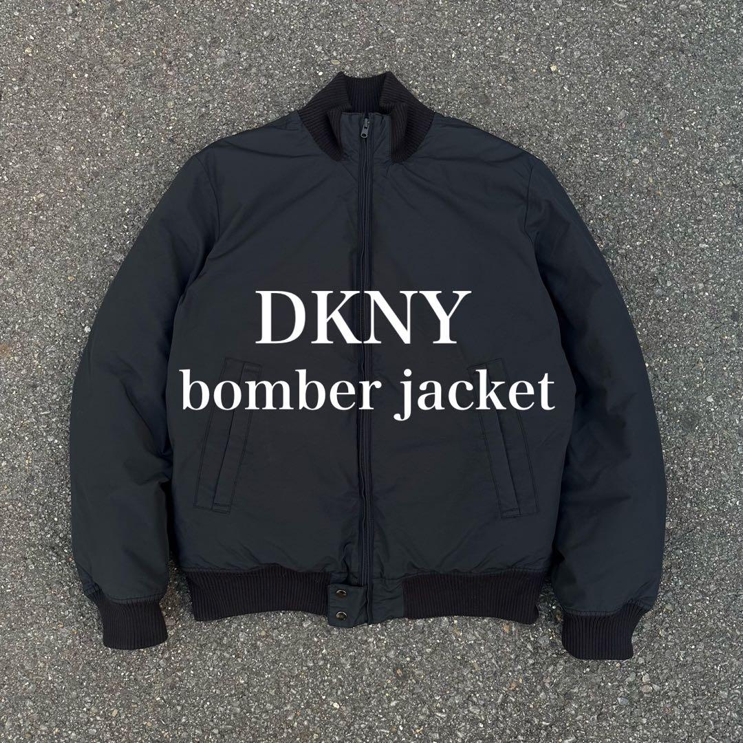 90s old DKNY bomber jacket archive - メルカリ