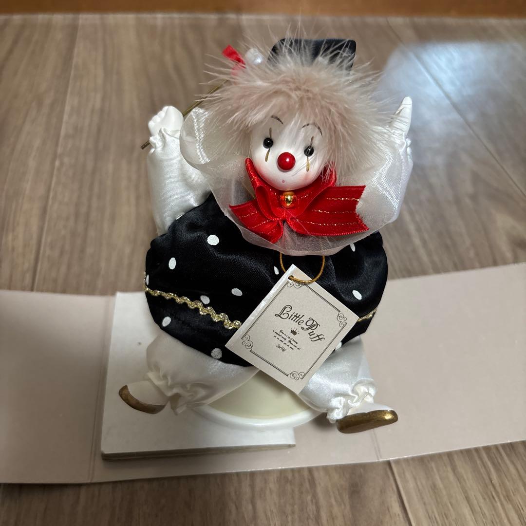 昭和レトロ リトルパフ Little puff 回転式オルゴール ピエロ - メルカリ