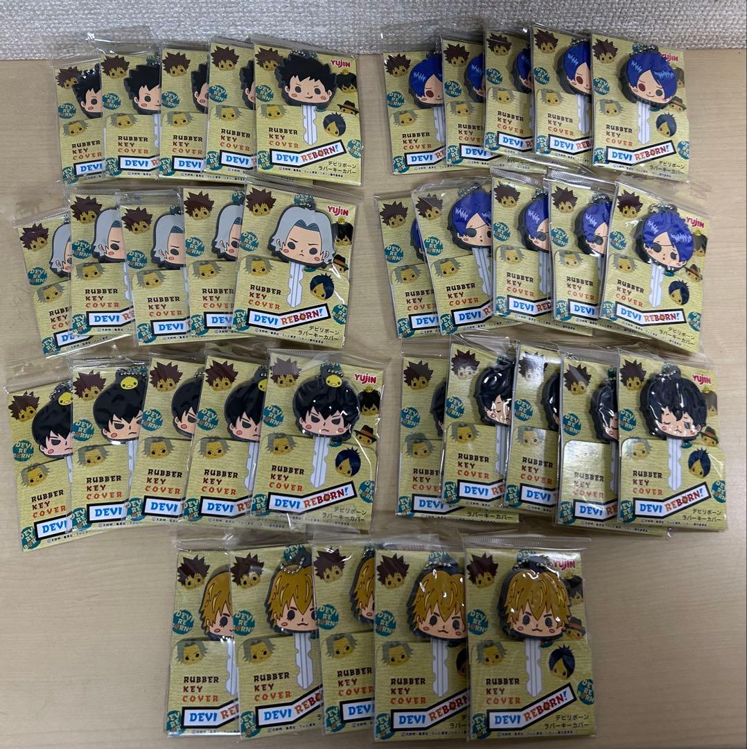 家庭教師ヒットマン リボーン デビリボーン ラバーキーカバー 7種35個