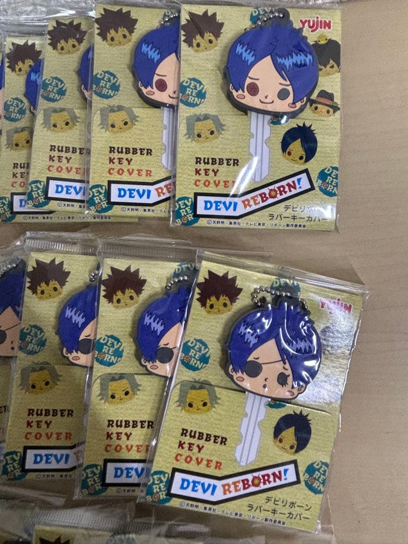 家庭教師ヒットマン リボーン デビリボーン ラバーキーカバー 7種35個