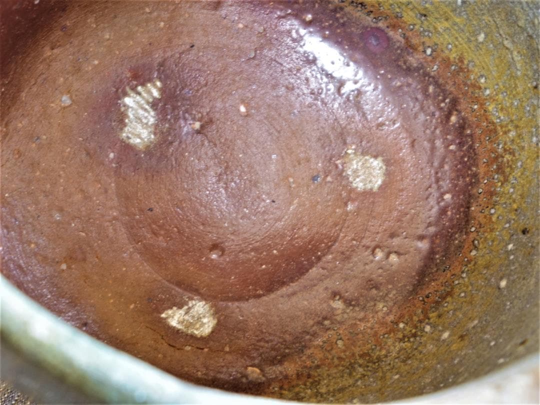 入手困難☆ジェフ・シャピロ【師：伊勢崎淳】焼き締め茶碗☆個展作