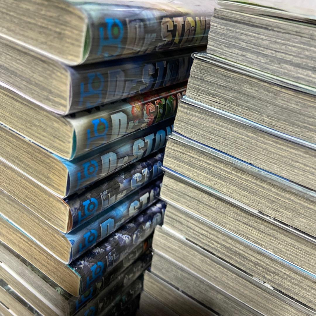 ドクターストーン　全巻　半分レンタル落ち　27巻あり　透明カバー装着済み