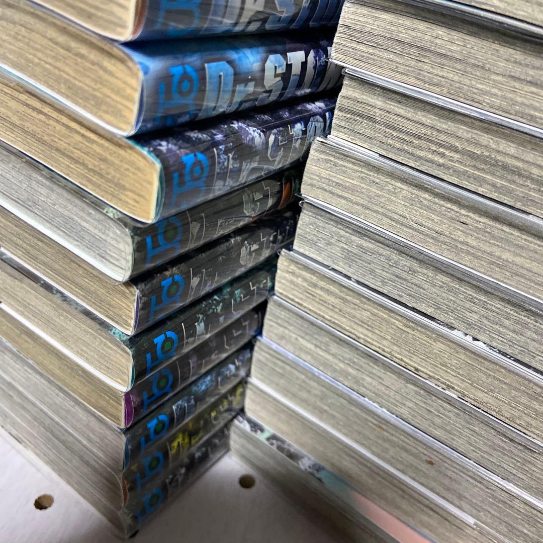 ドクターストーン　全巻　半分レンタル落ち　27巻あり　透明カバー装着済み