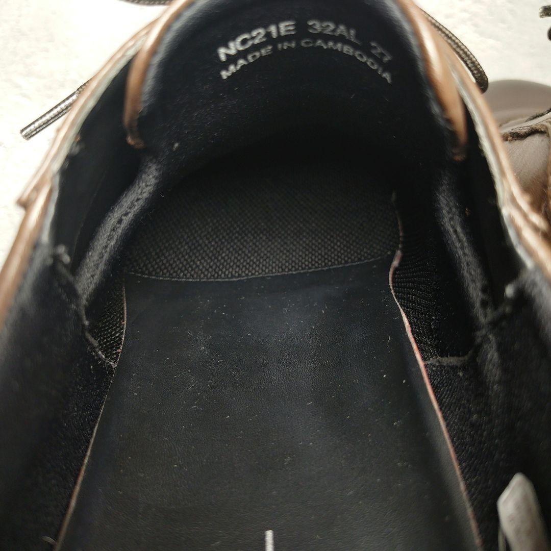 人気定番デザイン】極美品 REGAL【27】レザードレススニーカー