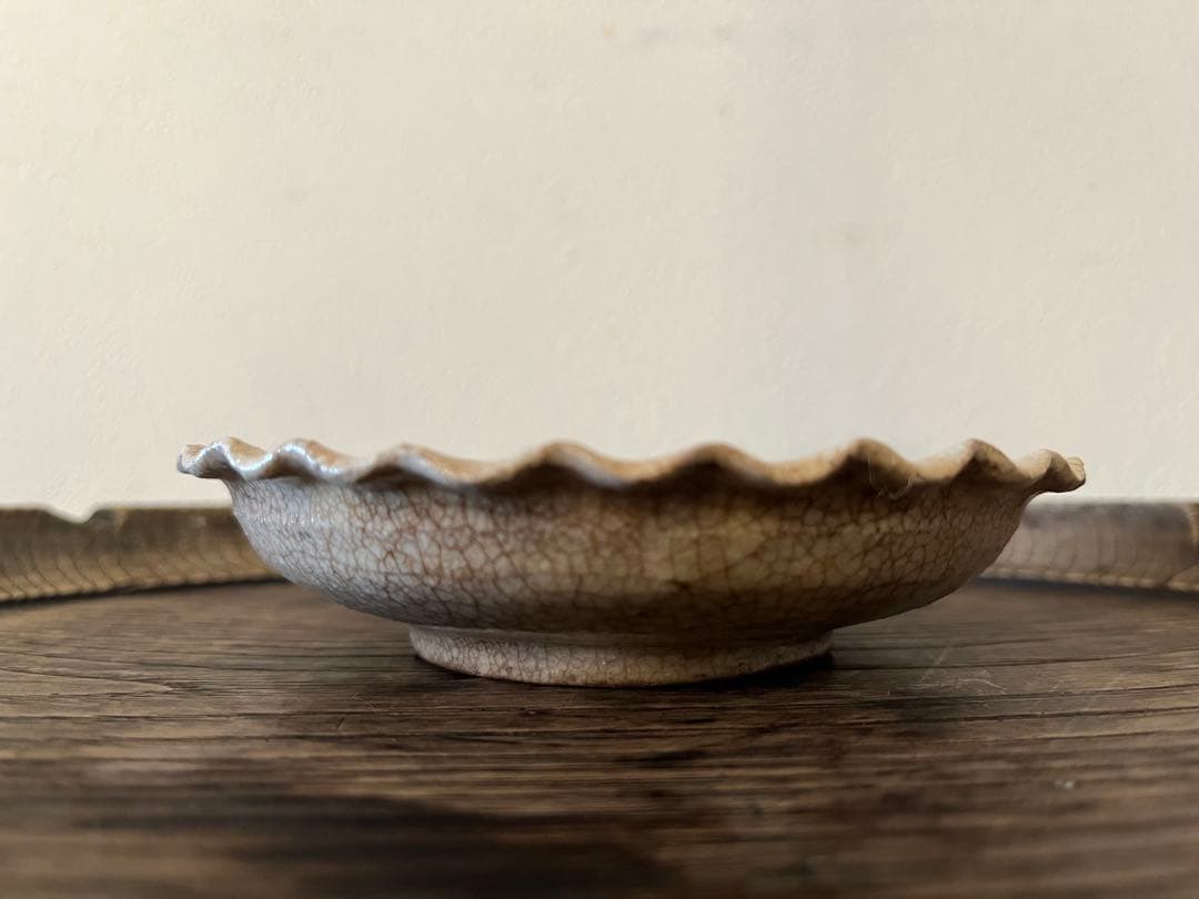 御深井焼 輪花皿【13cm】 御深井焼 輪花皿【13cm】 www.cosaga.com