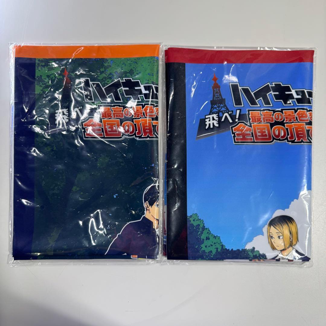 f*X様 ハイキュー‼︎ 飛べ！ 最高の景色を全国の頂で！ 布ポスター 全4