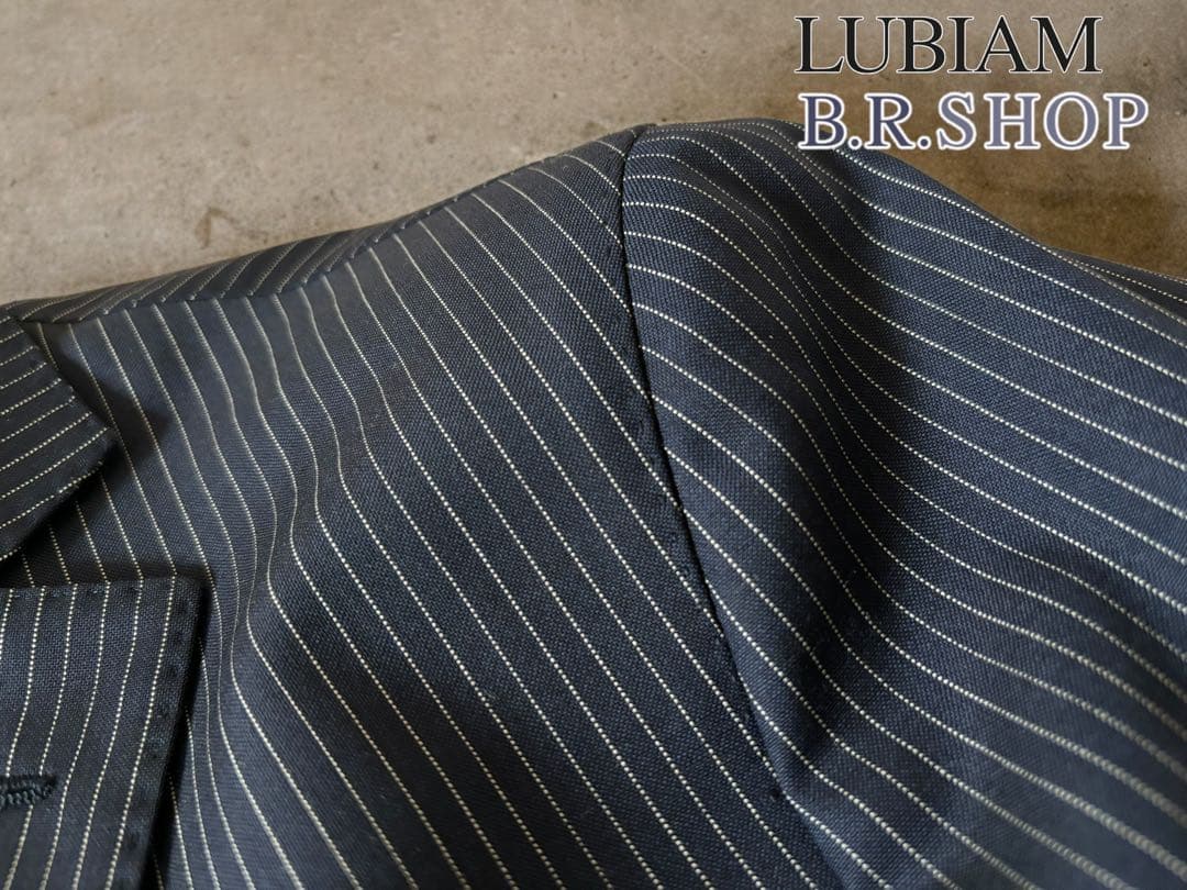 【美品】L.B.M.1911 春夏 サマーウールスーツ 46 フィナモレ 20万