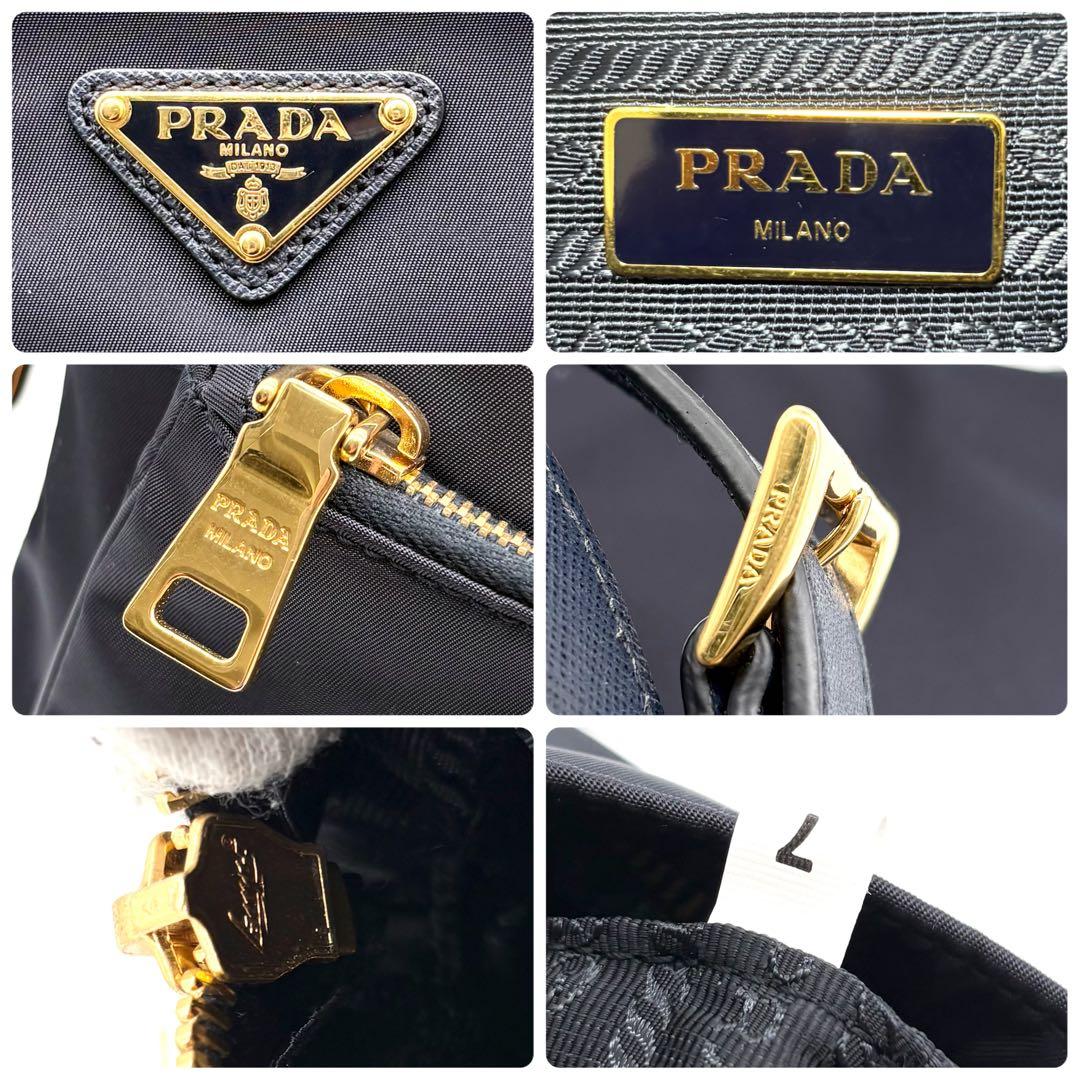 極美品✨プラダ ショルダーバッグ ナイロン サフィアーノ 近年モデル