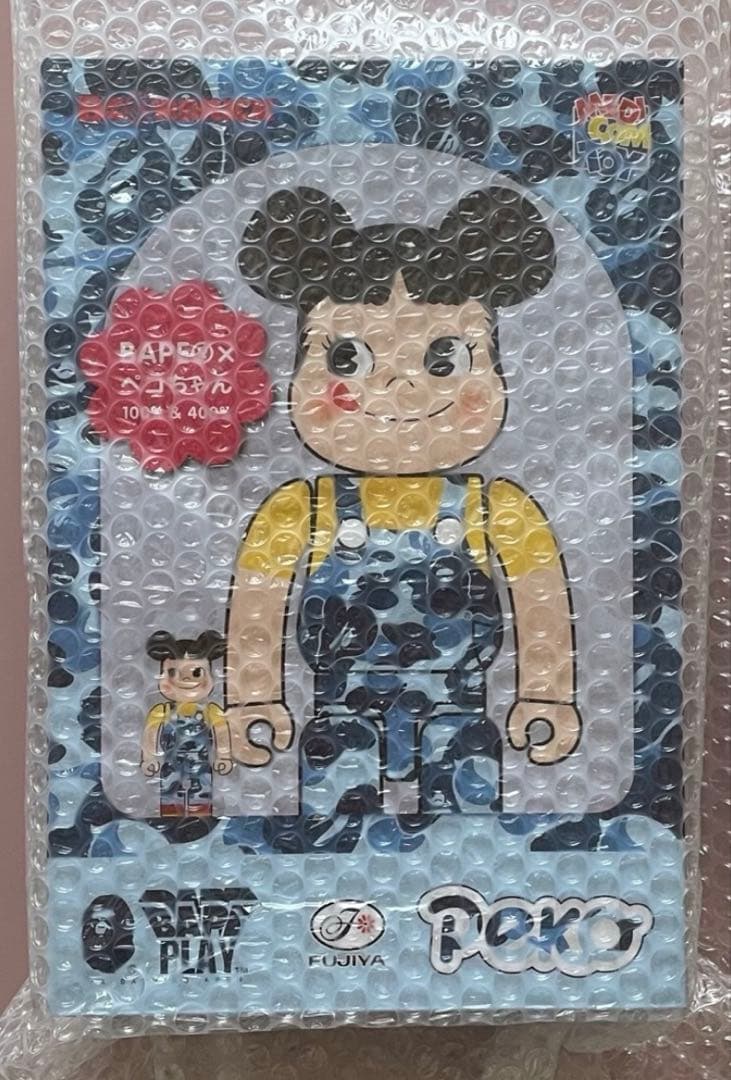 BE@RBRICK BAPE® × ペコちゃん 100% & 400% - メルカリ