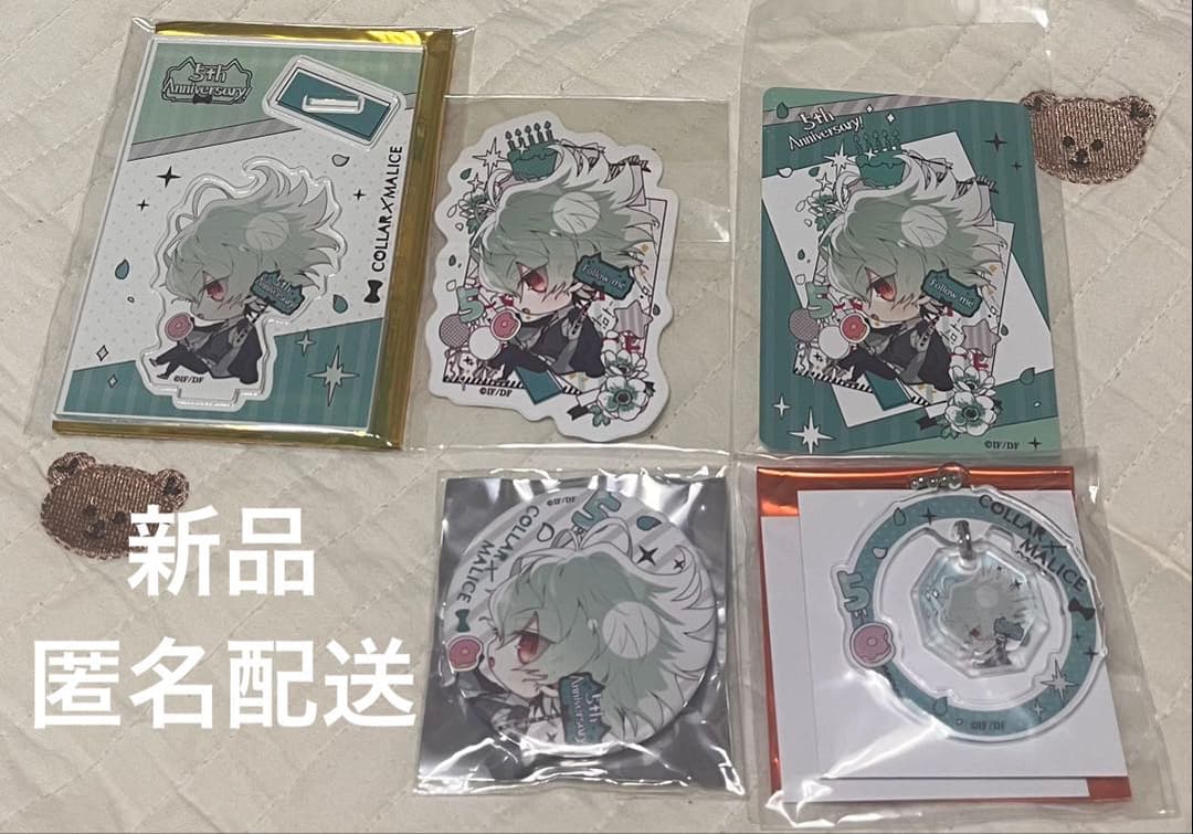 カラマリ 5周年 アクスタ 缶バッジ グラカ ステッカー アクキー 笹塚尊