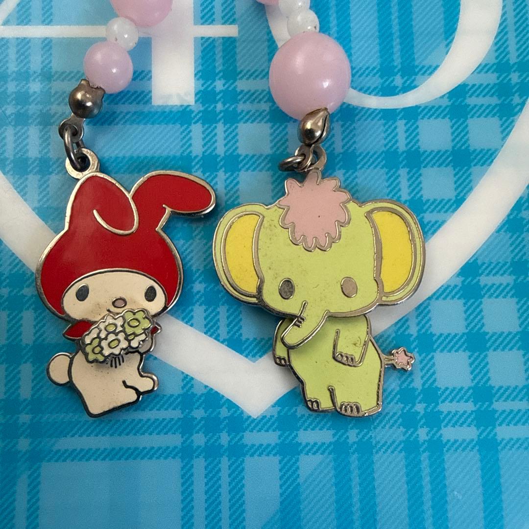 マイメロディとぞうさんストラップ 平成レトロ - メルカリ